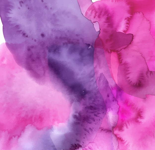 Pink watercolor abstract background