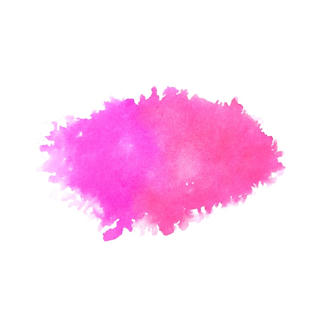 Pink watercolor splash