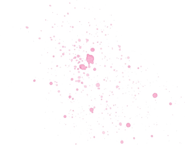 Pink Watercolor Splatter