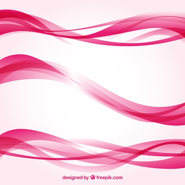 Pink wave background