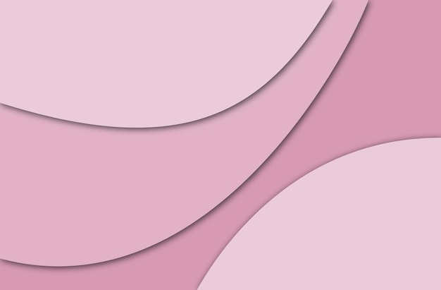 Pink and white background with a circle in the middle