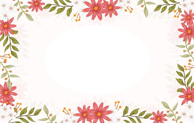 pink and white floral background