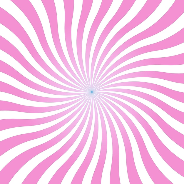 Pink and white spirals that are circular and twisted.