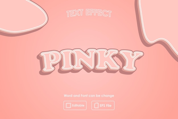 Pinky Text Effect