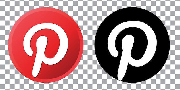 Pinterest symbol pinterest icon pinterest logo pinterest colorfull pinterest black and white