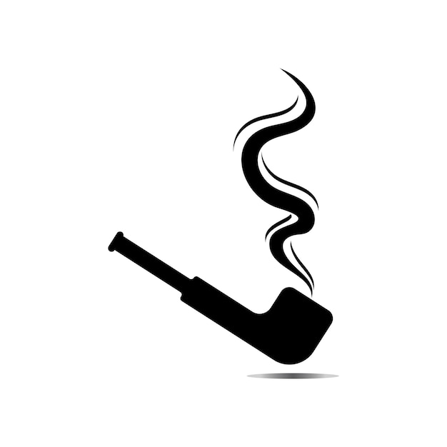 Pipe Smoking Logo icon vector illustration designTobacco cigar pipe icon vector image