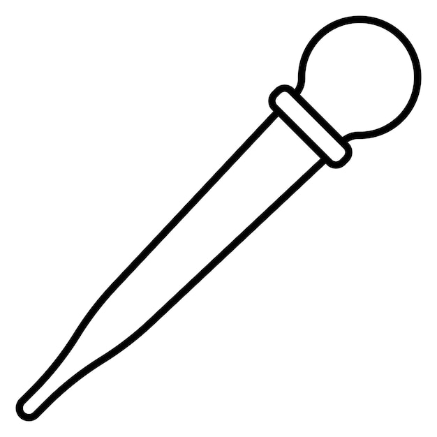 Pipette icon vector