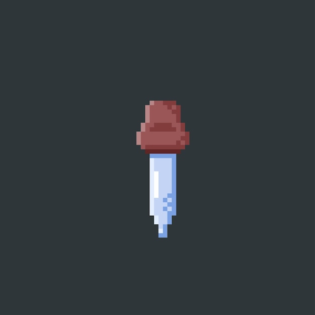 pipette in pixel art style