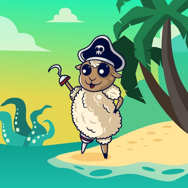 Pirate Captain Sheep