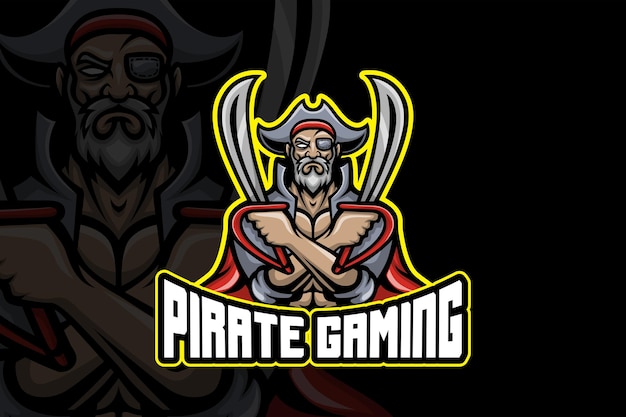 Pirate Gaming- Esport Logo Template