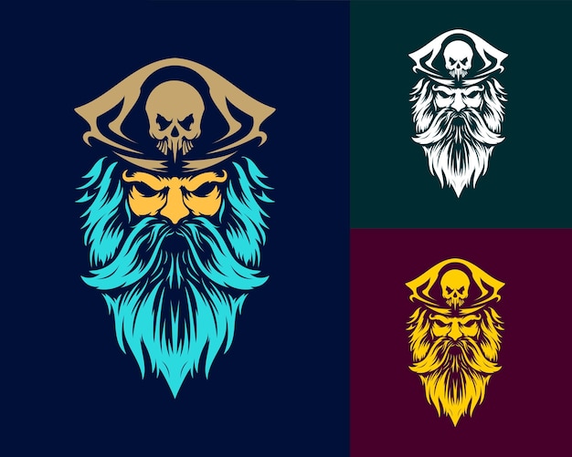 pirate head logo