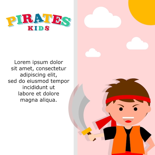 pirate kid cartoon