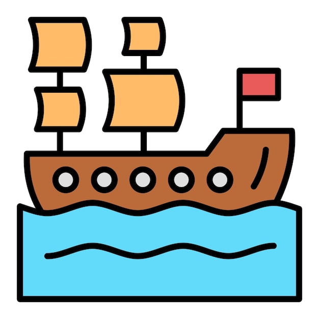 Pirate Ship Icon