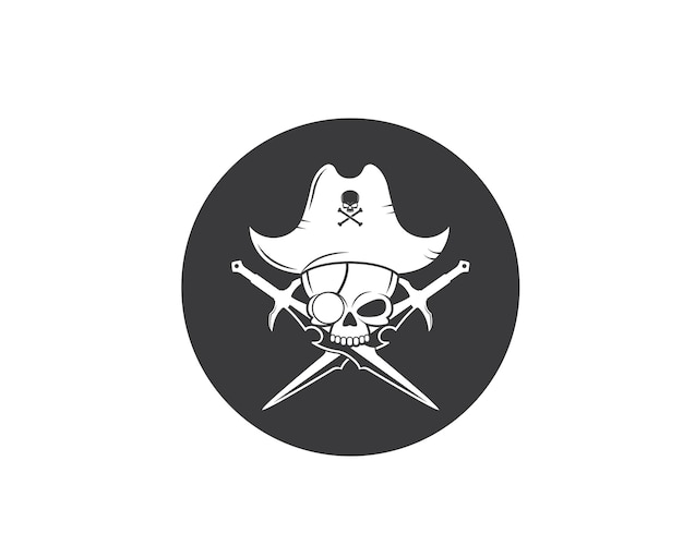 Pirate vector icon illustration design