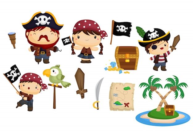 Pirate Vector Set