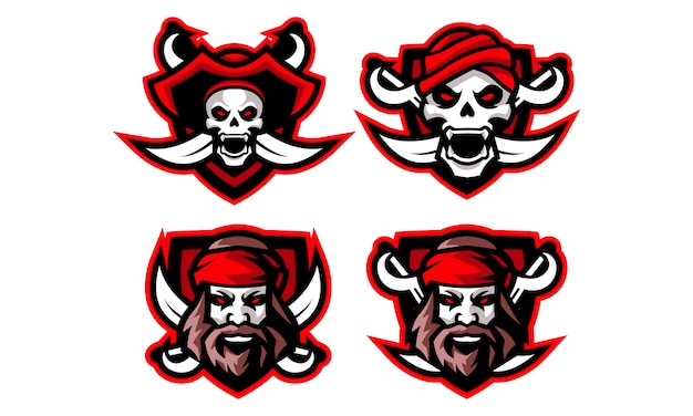 Pirates Esports Mascot Logo Collection