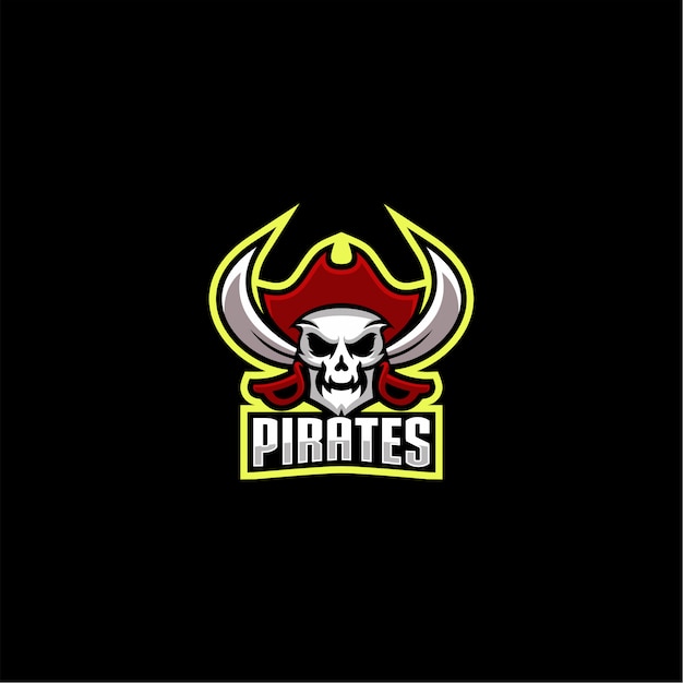 Pirates logo design vector