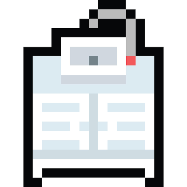 Pixel art washbasin icon