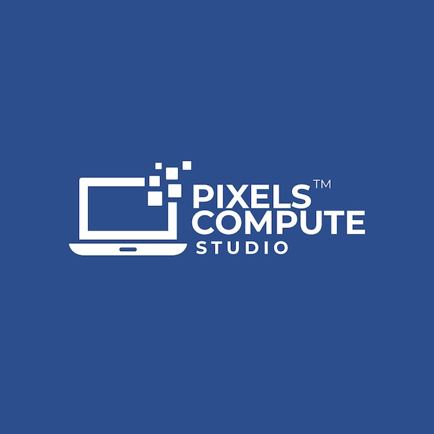 Pixel Computer Logo