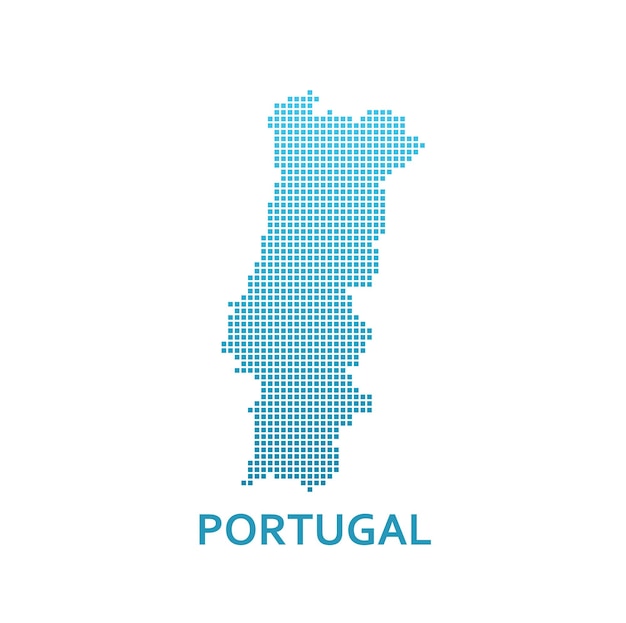 Pixel Map of Portugal