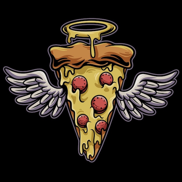 Pizza Angel Wings and Halo