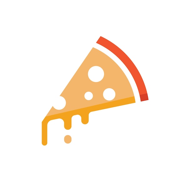 Pizza icon vector illustration design template