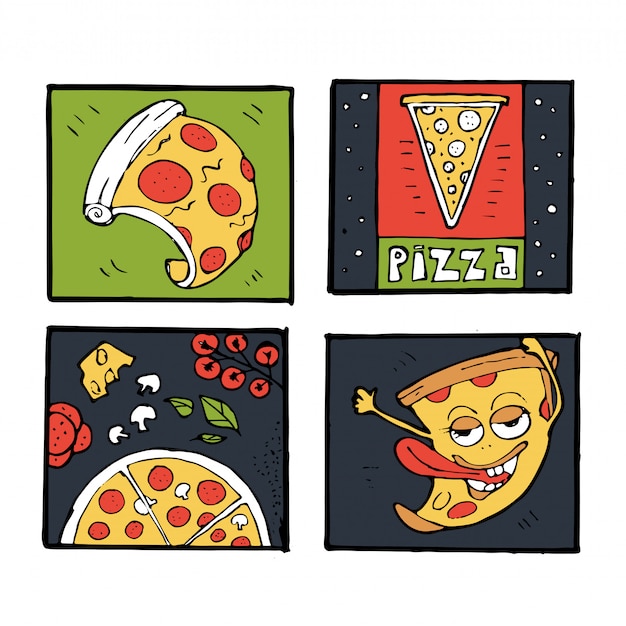 Pizza icons