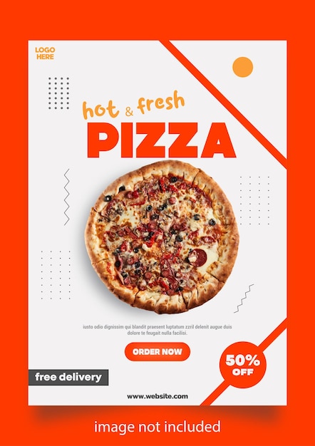 pizza poster template