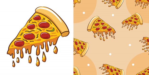 Pizza vector graphic design