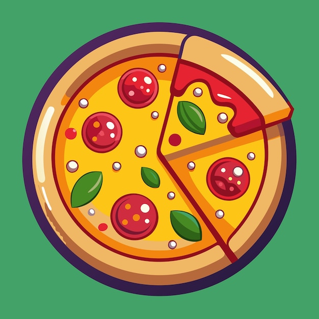 Pizza vector graphic