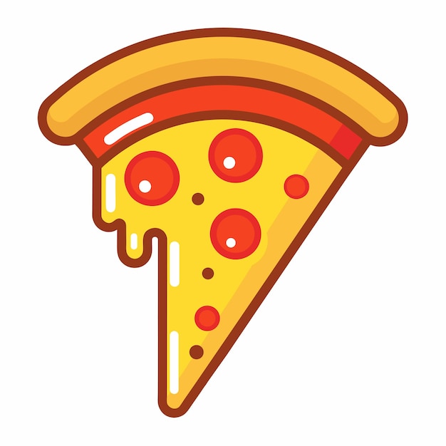 Pizza Vector Illustration Icon