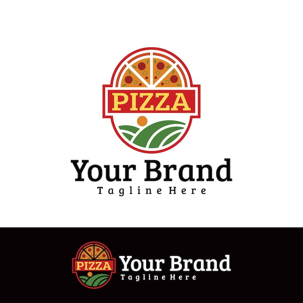 Pizza village logo company