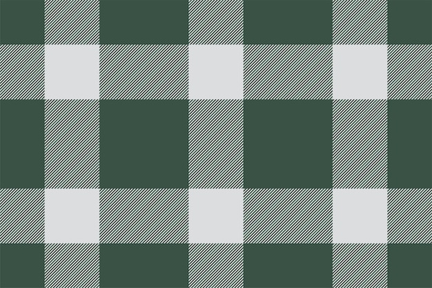 Plaid background check seamless pattern in green Vector fabric texture for textile print wrapping paper gift card or wallpaper