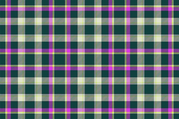 Plaid background, check seamless pattern. Vector fabric texture for textile print, wrapping paper, gift card, wallpaper flat design.