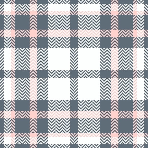 Plaid check pattern Seamless fabric texture Tartan textile print design