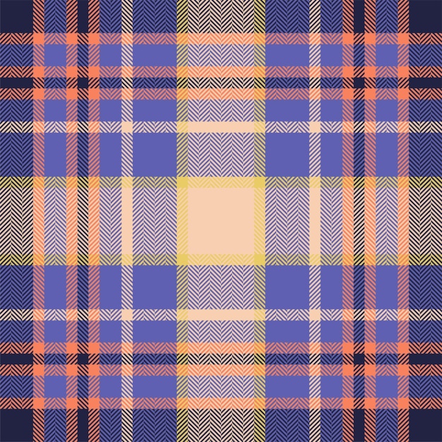 Plaid check pattern Seamless fabric texture Tartan textile print design