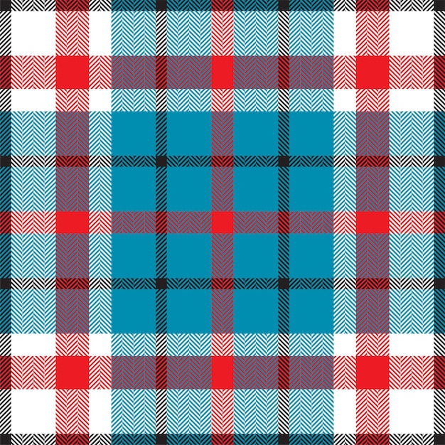 Plaid check pattern Seamless fabric texture Tartan textile print design