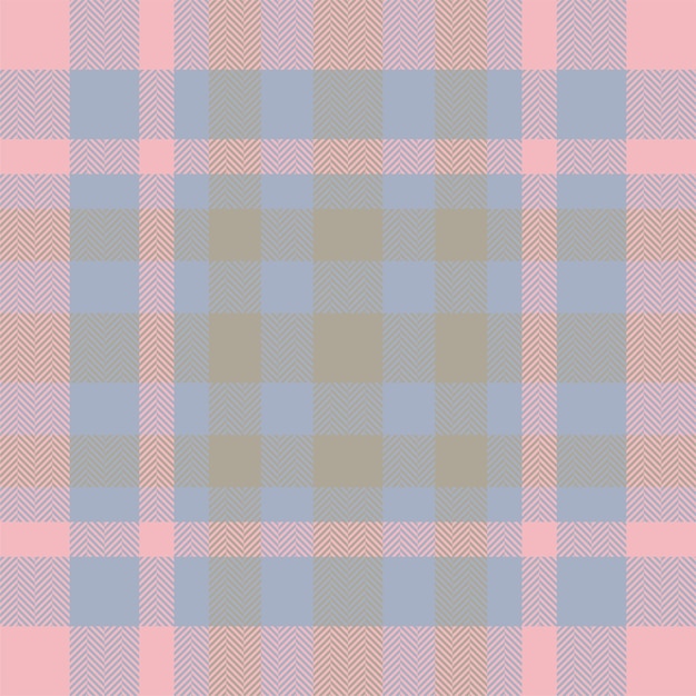 Plaid check pattern Seamless fabric texture Tartan textile print