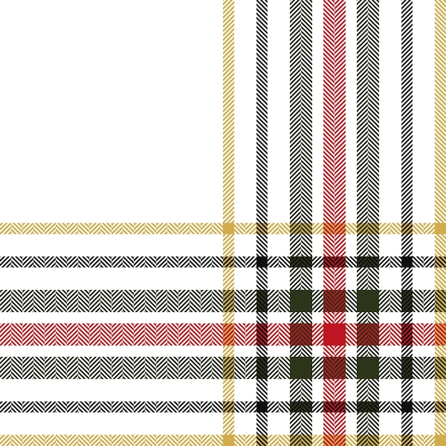 Plaid check pattern Seamless fabric texture Tartan textile print