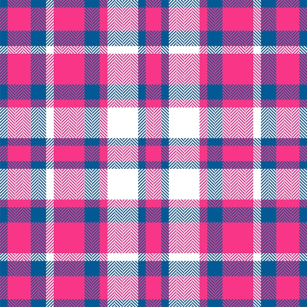 Plaid check pattern Seamless fabric texture Tartan textile print