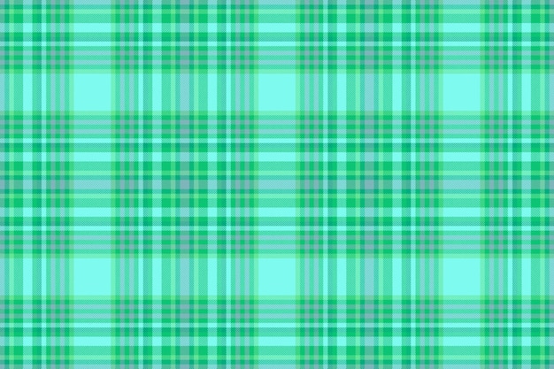 Plaid fabric background of pattern seamless tartan with a texture textile check vector in teal and mint colors