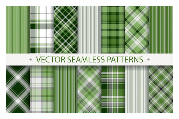 Plaid pattern seamless ornate