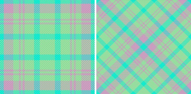 Plaid pattern tartan Texture textile seamless Fabric check vector background