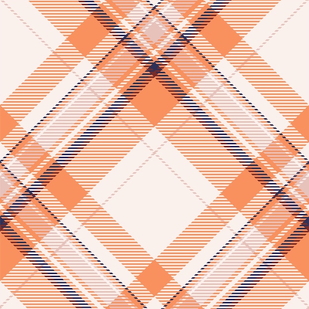 Plaid pattern vector Check fabric texture Seamless textile design for clothes paper print