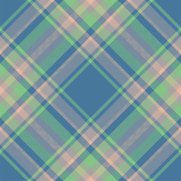 Plaid pattern vector Check fabric texture Seamless textile design for clothes paper print