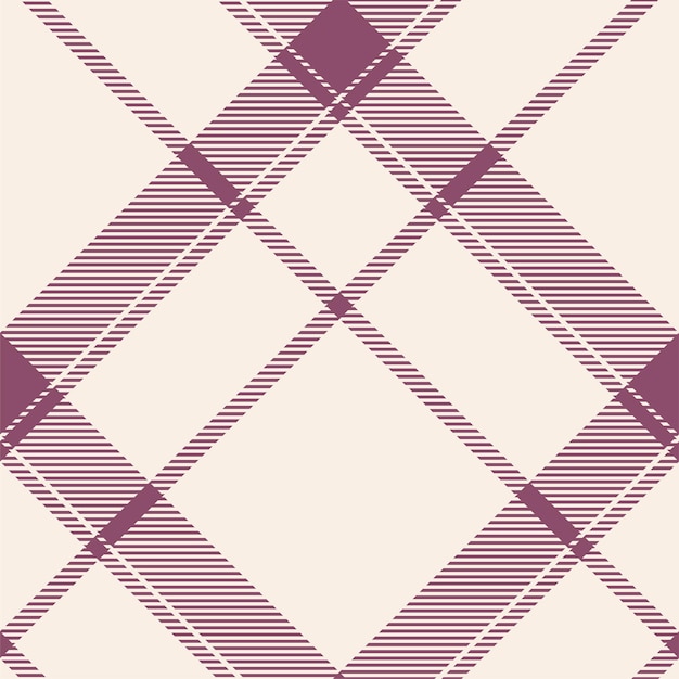 Plaid pattern vector Check fabric texture Seamless textile design for clothes paper print