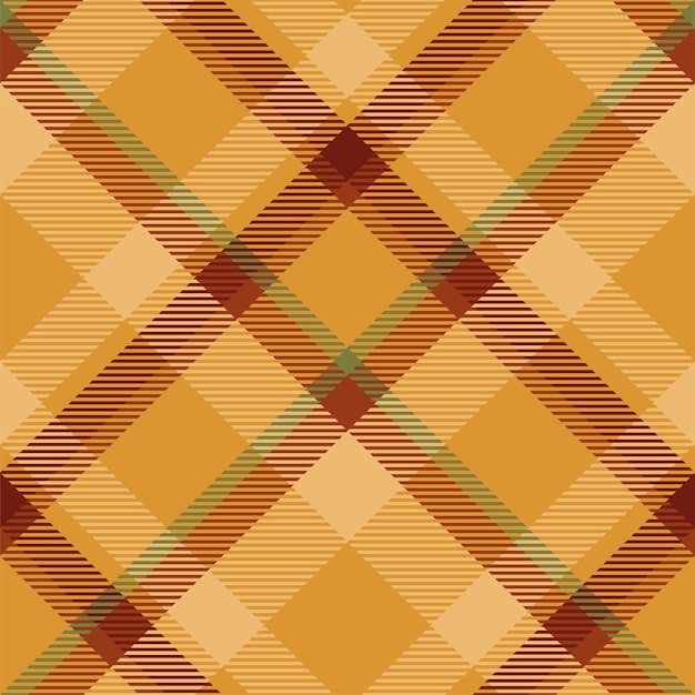 Plaid pattern vector Check fabric texture Seamless textile design for clothes paper print