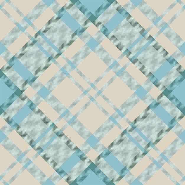 Plaid pattern vector Check fabric texture Seamless textile design for clothes paper print