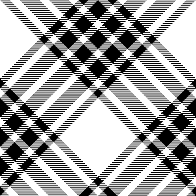 Plaid pattern vector Check fabric texture Seamless textile design for clothes paper print