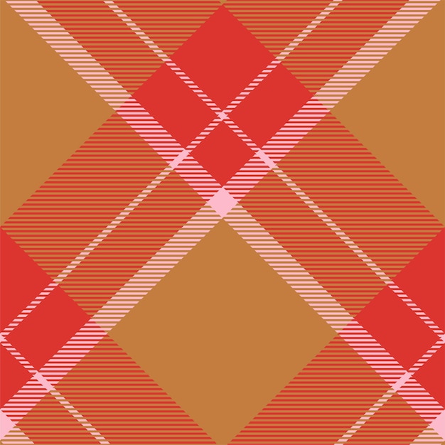 Plaid pattern vector Check fabric texture Seamless textile design for clothes paper print